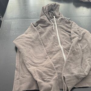 Nike Gray Zip Up Hoodie